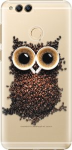Plastové pouzdro iSaprio - Owl And Coffee - Huawei Honor 7X