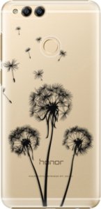 Plastové pouzdro iSaprio - Three Dandelions - black - Huawei Honor 7X