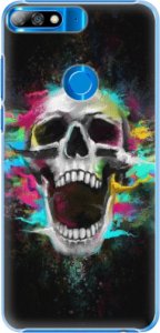 Plastové pouzdro iSaprio - Skull in Colors - Huawei Y7 Prime 2018