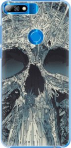 Plastové pouzdro iSaprio - Abstract Skull - Huawei Y7 Prime 2018