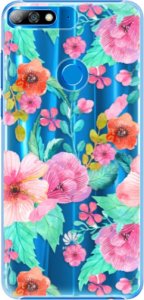 Plastové pouzdro iSaprio - Flower Pattern 01 - Huawei Y7 Prime 2018