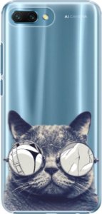 Plastové pouzdro iSaprio - Crazy Cat 01 - Huawei Honor 10