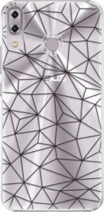 Plastové pouzdro iSaprio - Abstract Triangles 03 - black - Asus ZenFone 5 ZE620KL