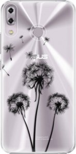 Plastové pouzdro iSaprio - Three Dandelions - black - Asus ZenFone 5 ZE620KL
