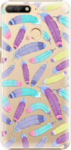 Plastové pouzdro iSaprio - Feather Pattern 01 - Huawei Y6 Prime 2018