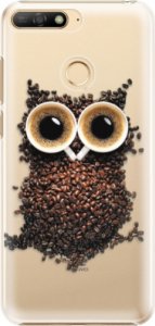 Plastové pouzdro iSaprio - Owl And Coffee - Huawei Y6 Prime 2018