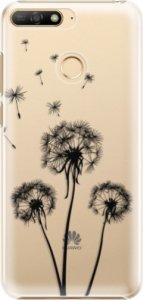 Plastové pouzdro iSaprio - Three Dandelions - black - Huawei Y6 Prime 2018