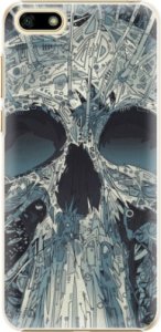 Plastové pouzdro iSaprio - Abstract Skull - Huawei Y5 2018