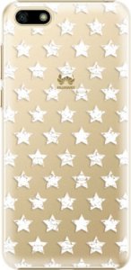 Plastové pouzdro iSaprio - Stars Pattern - white - Huawei Y5 2018