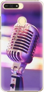 Plastové pouzdro iSaprio - Vintage Microphone - Huawei Honor 7A