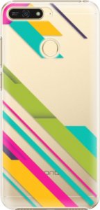 Plastové pouzdro iSaprio - Color Stripes 03 - Huawei Honor 7A
