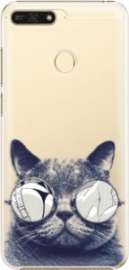 Plastové pouzdro iSaprio - Crazy Cat 01 - Huawei Honor 7A