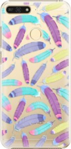 Plastové pouzdro iSaprio - Feather Pattern 01 - Huawei Honor 7A