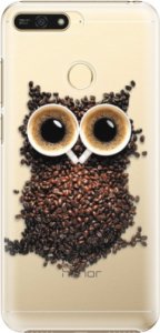 Plastové pouzdro iSaprio - Owl And Coffee - Huawei Honor 7A