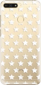 Plastové pouzdro iSaprio - Stars Pattern - white - Huawei Honor 7A