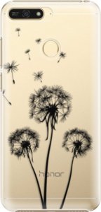 Plastové pouzdro iSaprio - Three Dandelions - black - Huawei Honor 7A