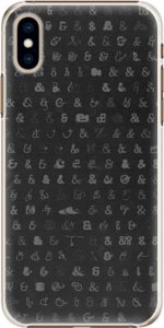 Plastové pouzdro iSaprio - Ampersand 01 - iPhone XS