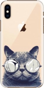 Plastové pouzdro iSaprio - Crazy Cat 01 - iPhone XS