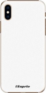 Plastové pouzdro iSaprio - 4Pure - bílý - iPhone XS