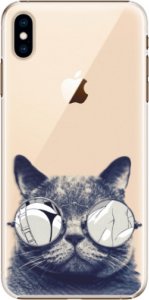 Plastové pouzdro iSaprio - Crazy Cat 01 - iPhone XS Max