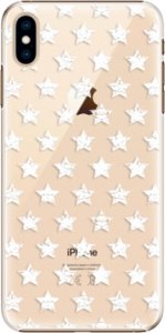 Plastové pouzdro iSaprio - Stars Pattern - white - iPhone XS Max
