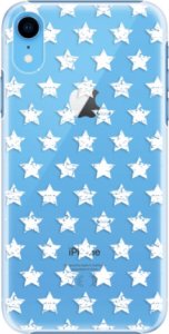 Plastové pouzdro iSaprio - Stars Pattern - white - iPhone XR