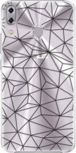 Plastové pouzdro iSaprio - Abstract Triangles 03 - black - Asus ZenFone 5Z ZS620KL