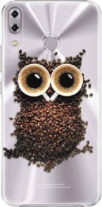 Plastové pouzdro iSaprio - Owl And Coffee - Asus ZenFone 5Z ZS620KL