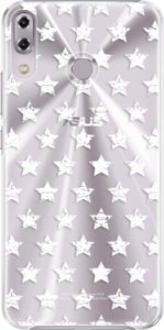 Plastové pouzdro iSaprio - Stars Pattern - white - Asus ZenFone 5Z ZS620KL