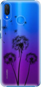Plastové pouzdro iSaprio - Three Dandelions - black - Huawei Nova 3i