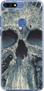 Plastové pouzdro iSaprio - Abstract Skull - Huawei Honor 7C