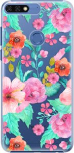 Plastové pouzdro iSaprio - Flower Pattern 01 - Huawei Honor 7C