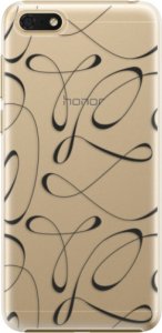 Plastové pouzdro iSaprio - Fancy - black - Huawei Honor 7S