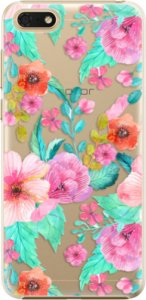 Plastové pouzdro iSaprio - Flower Pattern 01 - Huawei Honor 7S