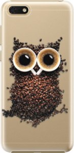 Plastové pouzdro iSaprio - Owl And Coffee - Huawei Honor 7S