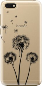Plastové pouzdro iSaprio - Three Dandelions - black - Huawei Honor 7S