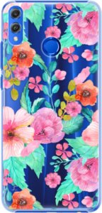 Plastové pouzdro iSaprio - Flower Pattern 01 - Huawei Honor 8X