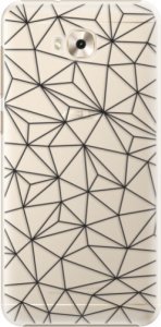 Plastové pouzdro iSaprio - Abstract Triangles 03 - black - Asus ZenFone 4 Selfie ZD553KL
