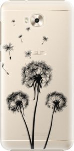 Plastové pouzdro iSaprio - Three Dandelions - black - Asus ZenFone 4 Selfie ZD553KL