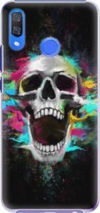 Plastové pouzdro iSaprio - Skull in Colors - Huawei Y9 2019