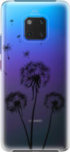 Plastové pouzdro iSaprio - Three Dandelions - black - Huawei Mate 20 Pro