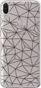 Plastové pouzdro iSaprio - Abstract Triangles 03 - black - Asus Zenfone Max Pro ZB602KL