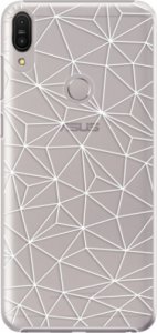 Plastové pouzdro iSaprio - Abstract Triangles 03 - white - Asus Zenfone Max Pro ZB602KL