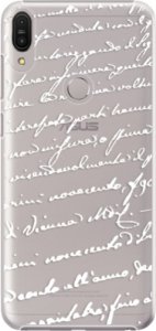 Plastové pouzdro iSaprio - Handwriting 01 - white - Asus Zenfone Max Pro ZB602KL
