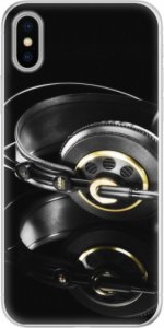 Silikonové pouzdro iSaprio - Headphones 02 - iPhone X