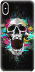 Silikonové pouzdro iSaprio - Skull in Colors - iPhone XS Max