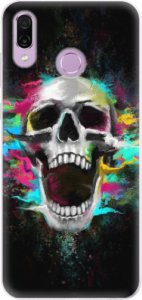 Silikonové pouzdro iSaprio - Skull in Colors - Huawei Honor Play
