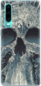 Plastové pouzdro iSaprio - Abstract Skull - Huawei P30