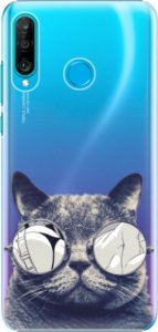 Plastové pouzdro iSaprio - Crazy Cat 01 - Huawei P30 Lite