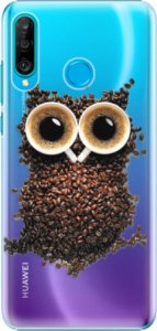 Plastové pouzdro iSaprio - Owl And Coffee - Huawei P30 Lite